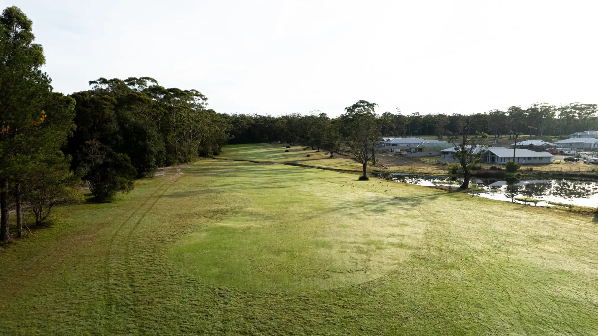 Aerial view of Sussex Inlet Golf Club course